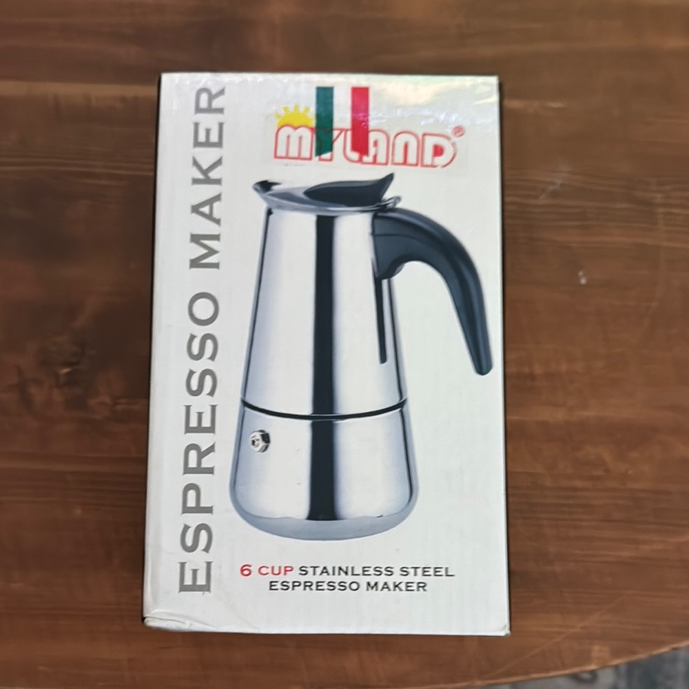 Myland Stainless Steel Espresso Maker